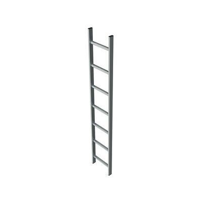 Zarges Schachtleiter 7s, Feuerverzinkt, Stahl, 300/340mm, 280mm Abstand Zarges Schachtleiter 7s, Feuerverzinkt, Stahl, 300/340mm, 280mm Abstand