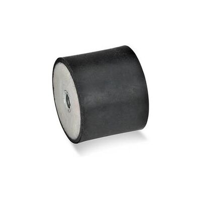 Ganter Gummipuffer - 351-75-55-M12-Ee-55 - Stahl Ganter Gummipuffer - 351-75-55-M12-Ee-55 - Stahl