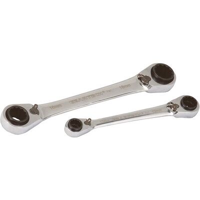 Projahn Geartech 4 In 1 Doppelring Schlüssel satz 2tlg, 8-10 + 12-13 und 16-17 + 18-19 Projahn Geartech 4 In 1 Doppelring Schlüssel satz 2tlg, 8-10 + 12-13 und 16-17 + 18-19