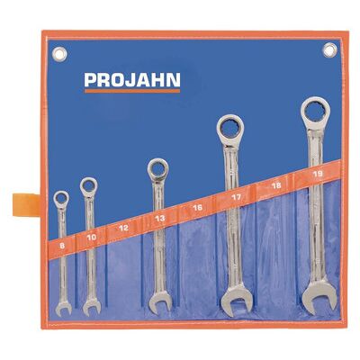 Projahn Geartech Schlüssel Satz Rolltasche 5tlg 8 - 10 - 13 - 17 - 19 Mm Projahn Geartech Schlüssel Satz Rolltasche 5tlg 8 - 10 - 13 - 17 - 19 Mm