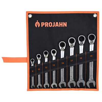Projahn 8-tlg. Gabel-/Ratschen-Ringschlüssel-Set Projahn 8-tlg. Gabel-/Ratschen-Ringschlüssel-Set