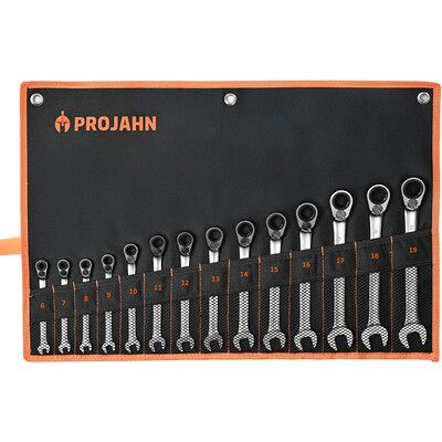 Projahn Geartech Schlüssel Satz Rolltasche umschaltbar 14 Tlg 6 - 7 - 8 - 9 - 10 - 11 - 12 - 13 - 14 - 15 - 16 - 17 - 18 - 19 Mm Projahn Geartech Schlüssel Satz Rolltasche umschaltbar 14 Tlg 6 - 7 - 8 - 9 - 10 - 11 - 12 - 13 - 14 - 15 - 16 - 17 - 18 - 19 Mm