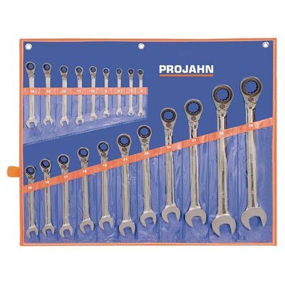 Projahn Geartech Schlüssel Satz Rolltasche umschaltbar 20 Tlg 6 - 7 - 8 - 9 - 10 - 11 - 12 - 13 - 14 - 15 - 16 - 17 - 18 - 19 - 21 - 22 - 24 - 27 - 30 - 32 Mm Projahn Geartech Schlüssel Satz Rolltasche umschaltbar 20 Tlg 6 - 7 - 8 - 9 - 10 - 11 - 12 - 13 - 14 - 15 - 16 - 17 - 18 - 19 - 21 - 22 - 24 - 27 - 30 - 32 Mm
