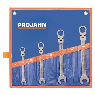 Projahn Geartech Schlüssel Satz Flexibel rolltasche 4tlg 10 - 13 - 17 - 19 Mm Projahn Geartech Schlüssel Satz Flexibel rolltasche 4tlg 10 - 13 - 17 - 19 Mm