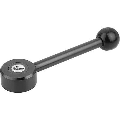Kipp Spannhebel Flach Gr.3 M12, A=148, Form:0°, Stahl, Komp:Kunststoff Kipp Spannhebel Flach Gr.3 M12, A=148, Form:0°, Stahl, Komp:Kunststoff