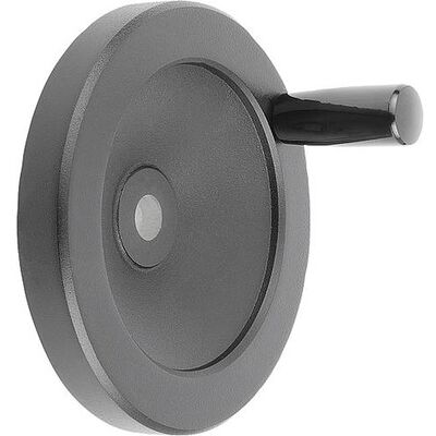 Kipp Scheibenhandrad D1=200 Passbohrung D2=18h7 Aluminium, Schwarz Pulverbeschichtet, Komp:Duroplast, (K0161.21200x18) Kipp Scheibenhandrad D1=200 Passbohrung D2=18h7 Aluminium, Schwarz Pulverbeschichtet, Komp:Duroplast, (K0161.21200x18)