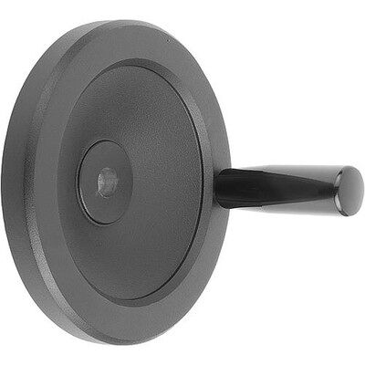 Kipp Scheibenhandrad D1=200 Passbohrung D2=20h7 Aluminium, Schwarz Pulverbeschichtet, Komp:Duroplast, (K0161.41200x20) Kipp Scheibenhandrad D1=200 Passbohrung D2=20h7 Aluminium, Schwarz Pulverbeschichtet, Komp:Duroplast, (K0161.41200x20)