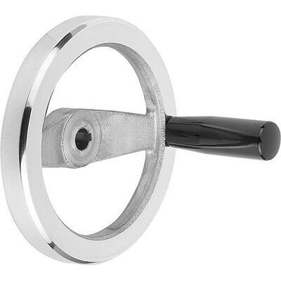 Kipp - 2-Speichenhandrad - D1=100 - D2=10h7 Kipp - 2-Speichenhandrad - D1=100 - D2=10h7