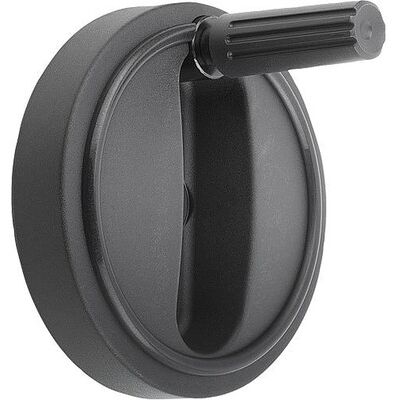 Kipp Handrad Gr.2, D1=100, Form:B Passb.M.Nut, M. Querbohr., D2=10h7, B3=3, T=11,4, D7=m06, Thermoplast (K0257.210010036) Kipp Handrad Gr.2, D1=100, Form:B Passb.M.Nut, M. Querbohr., D2=10h7, B3=3, T=11,4, D7=m06, Thermoplast (K0257.210010036)