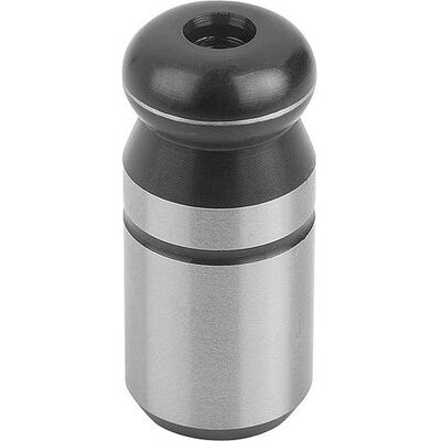 Kipp Aufnahmebolzen Mit Kugelansatz, C=16, Form:A Werkzeugstahl Kipp Aufnahmebolzen Mit Kugelansatz, C=16, Form:A Werkzeugstahl
