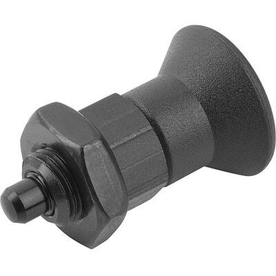 Kipp Arretierbolzen Gr.4 D1=m20x1,5, D=10, Form:B Ohne Rastnut Mit Kontermutter, Kurze Ausführung, Stahl Gehärtet, (K0631.6410) Kipp Arretierbolzen Gr.4 D1=m20x1,5, D=10, Form:B Ohne Rastnut Mit Kontermutter, Kurze Ausführung, Stahl Gehärtet, (K0631.6410)