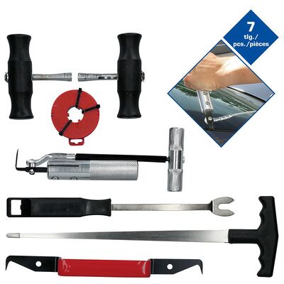 Brilliant Tools Windschutzscheiben-Ausbau-Satz, 7-Teilig Brilliant Tools Windschutzscheiben-Ausbau-Satz, 7-Teilig