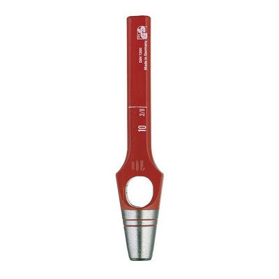 Paffrath Henkellocheisen Nach Din 7200 A, Rot Lackiert, 24mm Paffrath Henkellocheisen Nach Din 7200 A, Rot Lackiert, 24mm