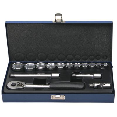 Nobrand Steckschlüsselsatz 3/8", 15-Teilig, 8-24mm Nobrand Steckschlüsselsatz 3/8", 15-Teilig, 8-24mm
