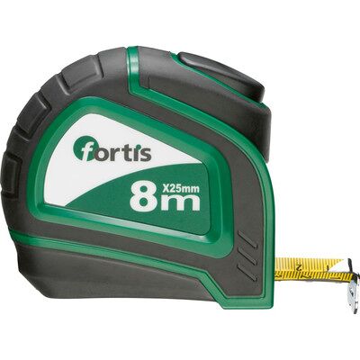 Fortis Taschenbandmaß Bandstopp 8m X 25mm Fortis Taschenbandmaß Bandstopp 8m X 25mm