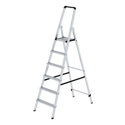 MUNK Aluminiumleiter - 6 Stufen, Ergonomisch, Klappbar - Industriegebrauch MUNK Aluminiumleiter - 6 Stufen, Ergonomisch, Klappbar - Industriegebrauch