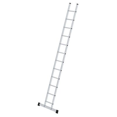 MUNK Günzburger Steigtechnik - Anlegeleiter 12 Sprossen Aluminium 3600mm MUNK Günzburger Steigtechnik - Anlegeleiter 12 Sprossen Aluminium 3600mm