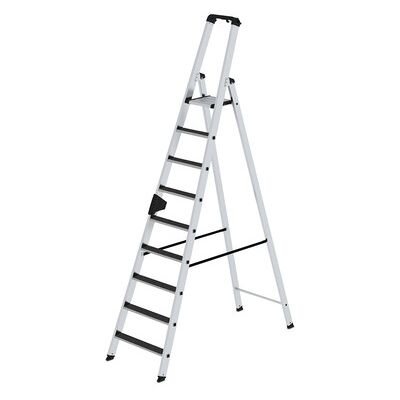 Munk Günzburger Steigtechnik - Aluminium Stehleiter 9 Stufen - Safe-Stand Munk Günzburger Steigtechnik - Aluminium Stehleiter 9 Stufen - Safe-Stand
