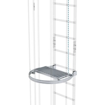 Munk Günzburger Steigtechnik - Klappbare Aluminium Plattform 600x300mm für Steigleiter Munk Günzburger Steigtechnik - Klappbare Aluminium Plattform 600x300mm für Steigleiter