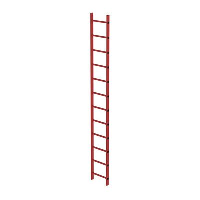 Munk Günzburger Steigtechnik Schachtleiter - 12 Sprossen - 400mm Breit - 3,36m lang - GFK Munk Günzburger Steigtechnik Schachtleiter - 12 Sprossen - 400mm Breit - 3,36m lang - GFK