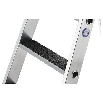 Munk Günzburger Steigtechnik - R13 Rutschfeste Leiterstufe - Aluminium, Beidseitig, 6 Stufen Munk Günzburger Steigtechnik - R13 Rutschfeste Leiterstufe - Aluminium, Beidseitig, 6 Stufen