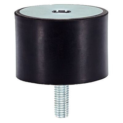 Halder Gummi-Metall-Puffer/mit Innengewinde Und Schraube D1=60 Mm / L1=30 Mm 25150.0161 Halder Gummi-Metall-Puffer/mit Innengewinde Und Schraube D1=60 Mm / L1=30 Mm 25150.0161