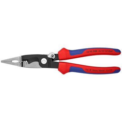Knipex Schwarze 200mm Mehrzweck-Elektroinstallationszange Knipex Schwarze 200mm Mehrzweck-Elektroinstallationszange