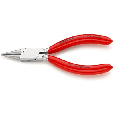 Knipex Greifzange 37 43 125 Rund, Spitz Zulaufend Verchromt Kstüberz. 125mm Knipex Greifzange 37 43 125 Rund, Spitz Zulaufend Verchromt Kstüberz. 125mm