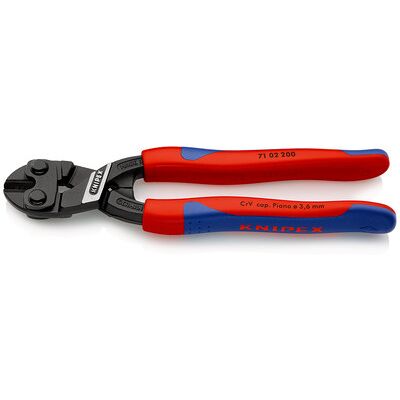 Knipex Kompakt-Bolzenschneider Cobolt® 71 02 200 Schw.Atramt. Mehrkomp. 200mm Knipex Kompakt-Bolzenschneider Cobolt® 71 02 200 Schw.Atramt. Mehrkomp. 200mm