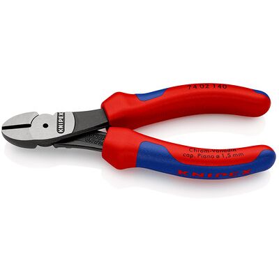 Knipex Kraft-Seitenschneider 74 02 140 Sb Poliert Mehrkomponenten 140mm Knipex Kraft-Seitenschneider 74 02 140 Sb Poliert Mehrkomponenten 140mm