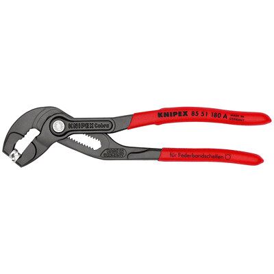 Knipex Federbandschellenzange 85 51 180 A Grau Atramentiert Kstüberz. 180mm Knipex Federbandschellenzange 85 51 180 A Grau Atramentiert Kstüberz. 180mm