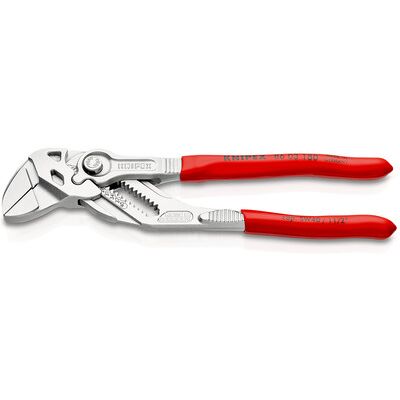Knipex Zangenschlüssel 86 03 180 Verchromt Kunststoffüberzogen 180mm Knipex Zangenschlüssel 86 03 180 Verchromt Kunststoffüberzogen 180mm