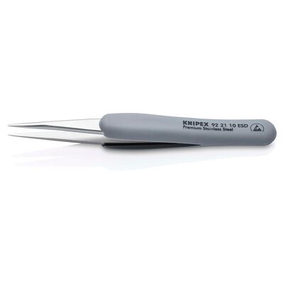 KNIPEX 92 21 10 ESD Präzisionspinzette - Elektronikwerkzeug KNIPEX 92 21 10 ESD Präzisionspinzette - Elektronikwerkzeug