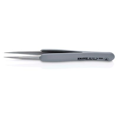 Knipex 92 21 14 Präzisionstangen - ESD, Gummigriff Knipex 92 21 14 Präzisionstangen - ESD, Gummigriff