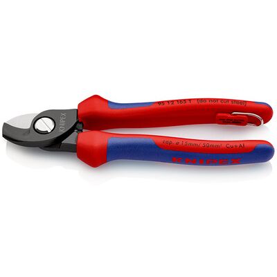 Knipex Kabelschere 95 12 165 T Bk Brüniert Mehrkomponenten Mit Öse Ø15mm 165mm Knipex Kabelschere 95 12 165 T Bk Brüniert Mehrkomponenten Mit Öse Ø15mm 165mm