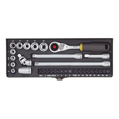Proxxon Feinmechaniker-Steckschlüssel- Und Schraubersatz 1/4", 32-Teilig Proxxon Feinmechaniker-Steckschlüssel- Und Schraubersatz 1/4", 32-Teilig