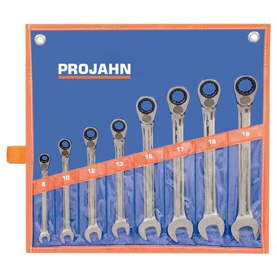Projahn 8-tlg. Gabel-/Ratschen-Ringschlüssel-Set Projahn 8-tlg. Gabel-/Ratschen-Ringschlüssel-Set