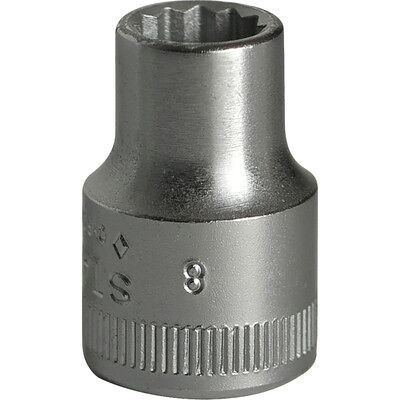 Stahlwille 02010008 - 8mm Steckschlüssel - 12-kant, 25mm lang Stahlwille 02010008 - 8mm Steckschlüssel - 12-kant, 25mm lang