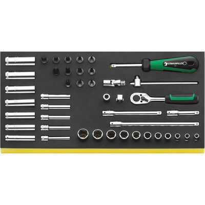 Stahlwille TCS 40/35/9 Werkzeugablage mit 44-teiligen Set Stahlwille TCS 40/35/9 Werkzeugablage mit 44-teiligen Set