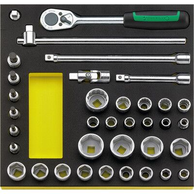 Stahlwille TCS 50/52/30/6 MF Werkzeugtray - Sicher, Chemikalienbeständig, 36 Teile Stahlwille TCS 50/52/30/6 MF Werkzeugtray - Sicher, Chemikalienbeständig, 36 Teile