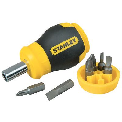 Stanley Bit-Schraubendreher, Mit 6 Bits Schlitz/ph Stanley Bit-Schraubendreher, Mit 6 Bits Schlitz/ph