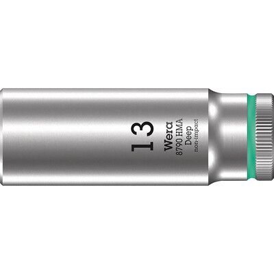 Wera 8790 Hma Deep Steckschlüsseleinsatz Mit 1/4"-Antrieb, 13 X 50mm Wera 8790 Hma Deep Steckschlüsseleinsatz Mit 1/4"-Antrieb, 13 X 50mm