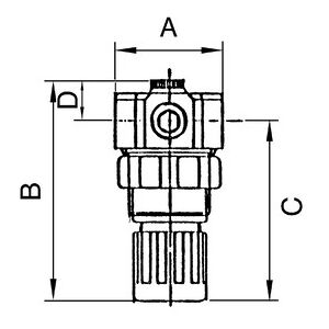 Riegler Druckregler Für Wasser, Inkl. Mano, G 1/4, 0,2-6 Bar, Pe Max. 25 (484.06) Riegler Druckregler Für Wasser, Inkl. Mano, G 1/4, 0,2-6 Bar, Pe Max. 25 (484.06)