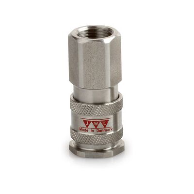 Elmag Kupplung Edelstahl 316 Jwl Serie 540, Dn 7,8, Ig 1/4" Bsp (Lebensmittel) Elmag Kupplung Edelstahl 316 Jwl Serie 540, Dn 7,8, Ig 1/4" Bsp (Lebensmittel)