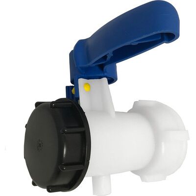 MCC Millennium - IBC Kugelhahn - Blue handle - IBC valve MCC Millennium - IBC Kugelhahn - Blue handle - IBC valve