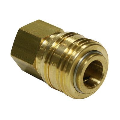 Nobrand Pressluft Kupplung Dn 7,2, Ms, Nbr, Ig, 1000 L/min, Innengewinde G 1/4 Nobrand Pressluft Kupplung Dn 7,2, Ms, Nbr, Ig, 1000 L/min, Innengewinde G 1/4