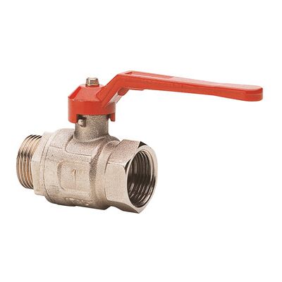 Nobrand Messing Kugelhahn Typ 9100 Voller Durchgang, Ig 3/4", Ag 3/4" Nobrand Messing Kugelhahn Typ 9100 Voller Durchgang, Ig 3/4", Ag 3/4"