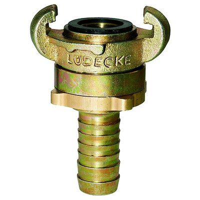Lüdecke Mody-Klauenkupplung - Gusseisen, 1/2" - Klemmbuchse Lüdecke Mody-Klauenkupplung - Gusseisen, 1/2" - Klemmbuchse
