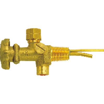 Gce Rhöna Kleinstflaschen-Ventil G3/8" L Mit Überdrucksicherung Gce Rhöna Kleinstflaschen-Ventil G3/8" L Mit Überdrucksicherung