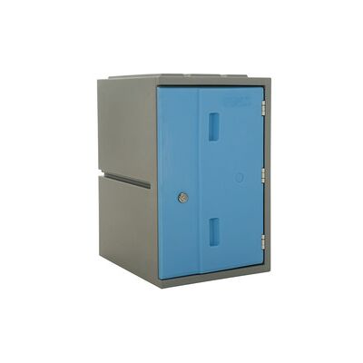 Nobrand Kunststoff-Schließfach 600mm, Tür Blau Nobrand Kunststoff-Schließfach 600mm, Tür Blau
